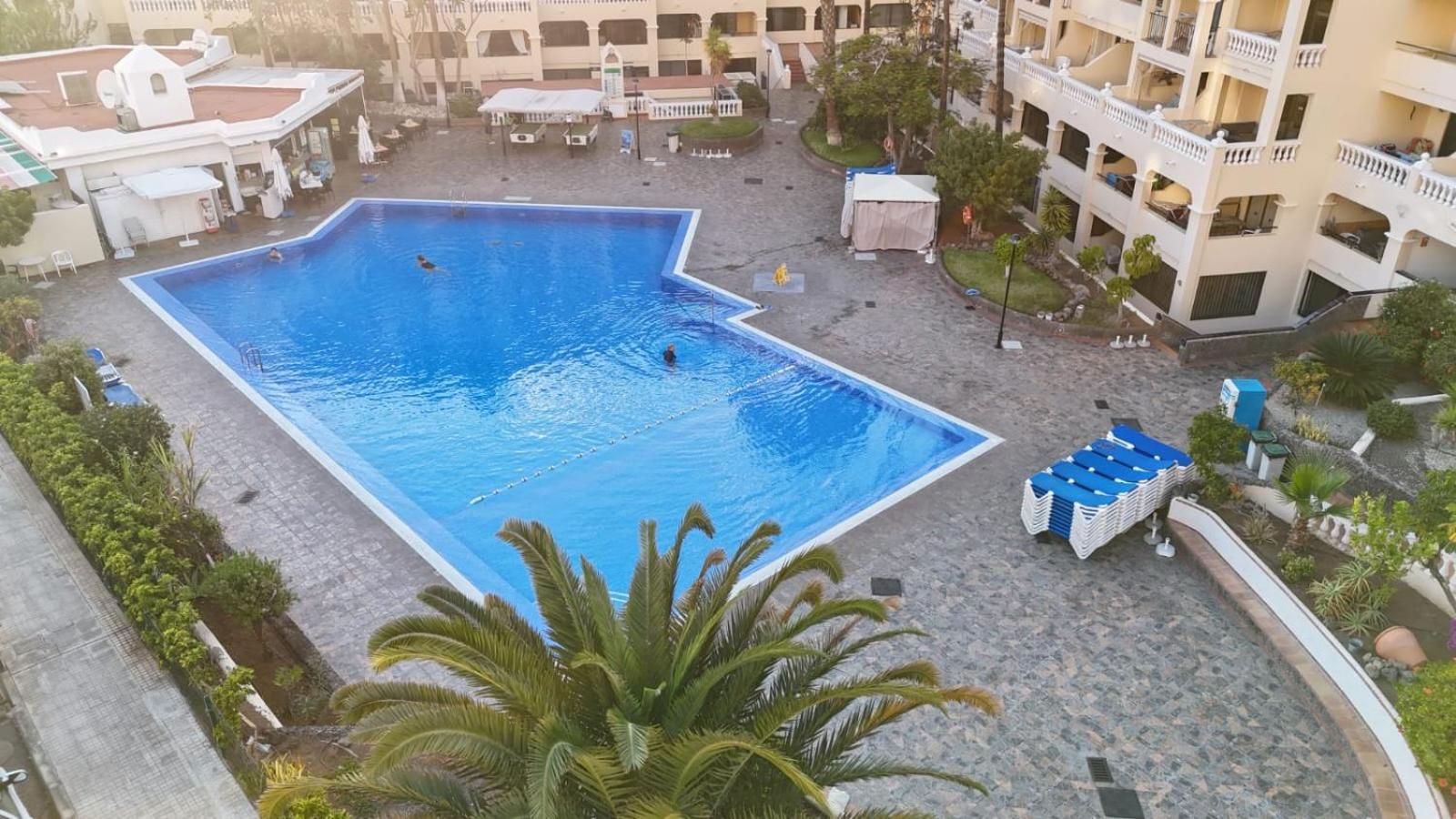 Spacious 3-Bedroom Duplex Apartment With Heated Pool & Ocean View In Castle Harbour, Arona Лос Кристианос Экстерьер фото